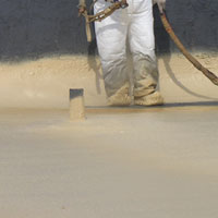 seamless, protective Cheyenne foam roofing